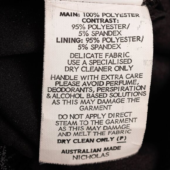 Nicholas Black Botanical Lace Lace-Up Off-Shoulder Cocktail Dress - Picture 12 of 12